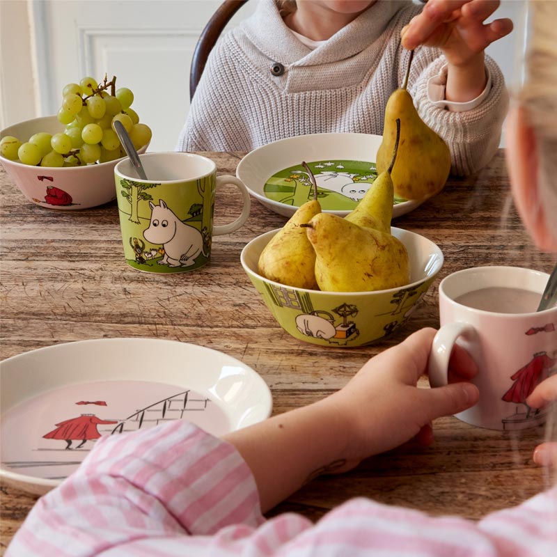 Moomin bowl - Moomintroll, Grass Green