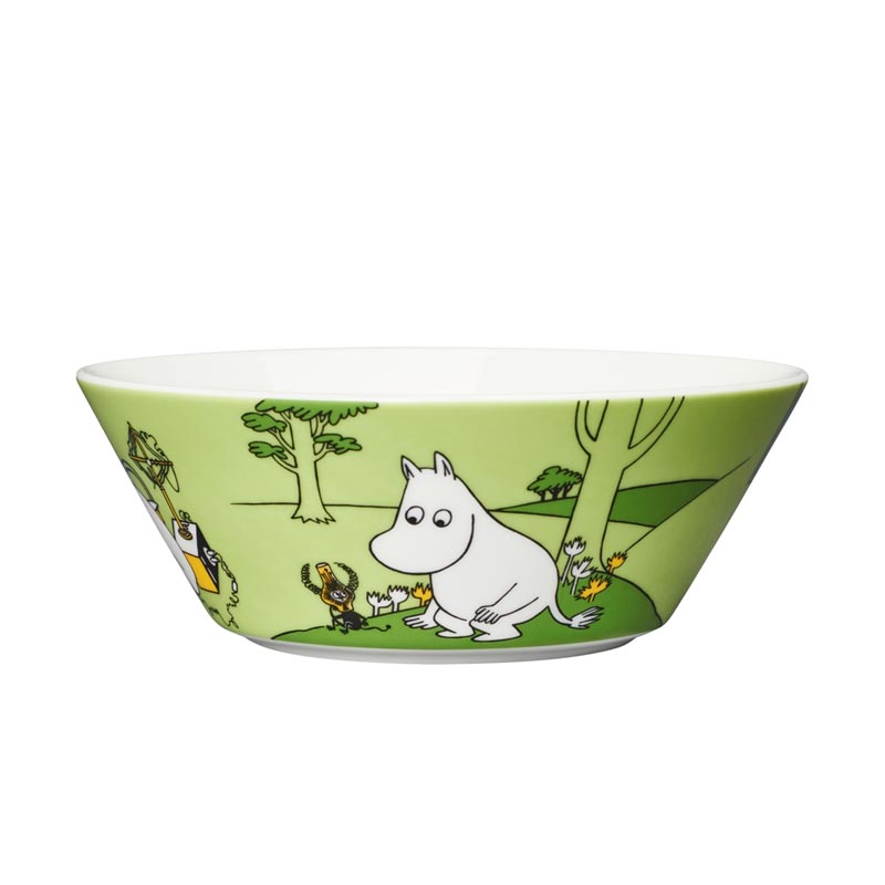 Moomin bowl - Moomintroll, Grass Green