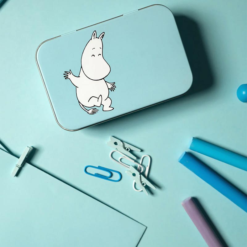 Moomin Tin Box - Moomintroll - 10 x 6.5cm