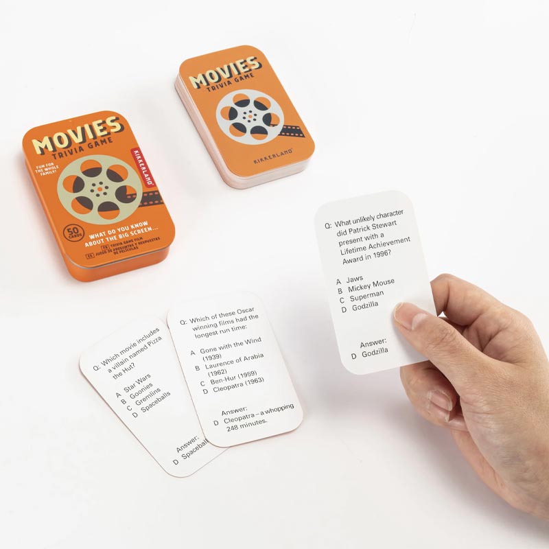 Movies Trivia Game by Kikkerland