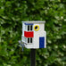 Multiholk De Stijl Bird Feeder & Nesting Box - Primary Colours - by Wildlife Garden