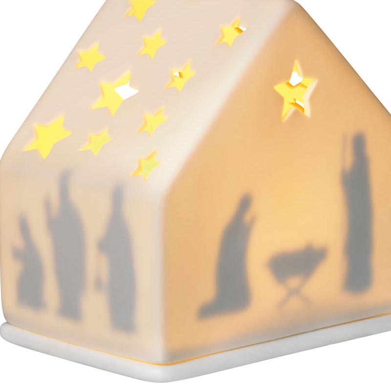 Tea Light Nativity Crib - by Räder
