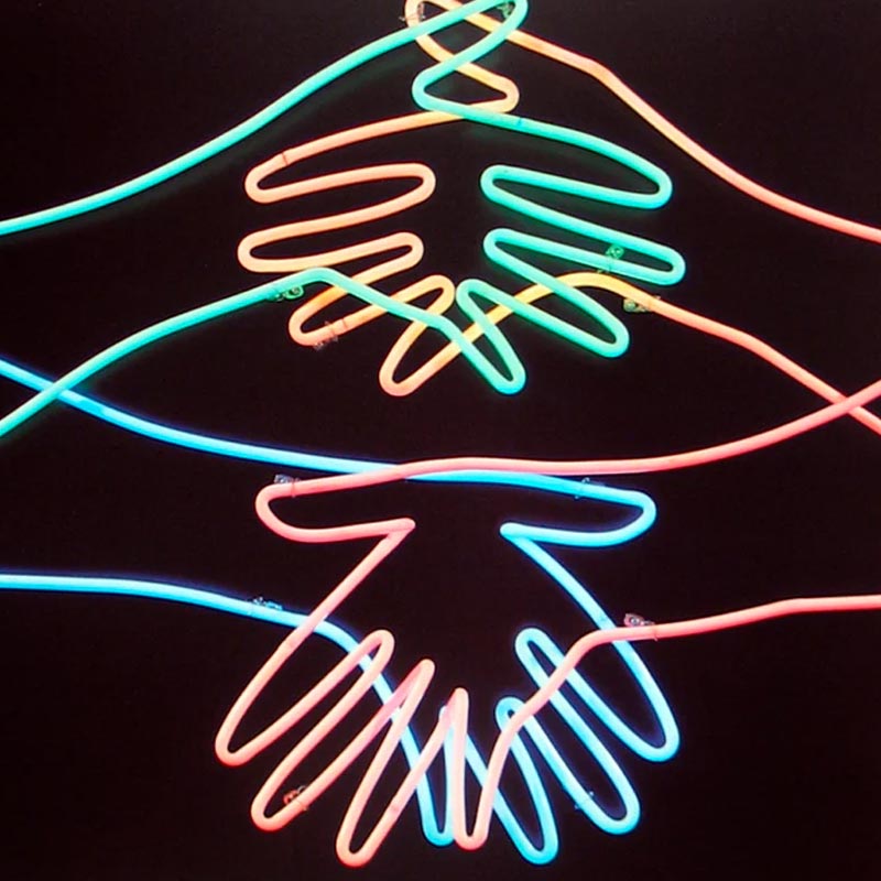 Big Welcome poster by Bruce Nauman