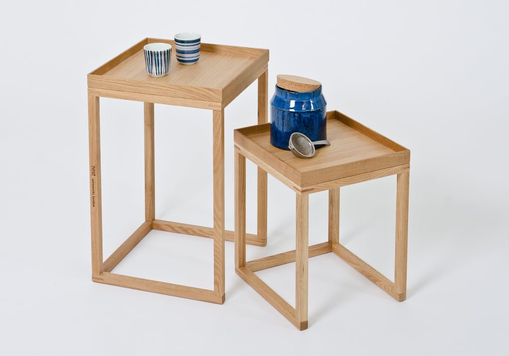 Nest of Tables des. Lincoln Rivers (made by Wireworks)