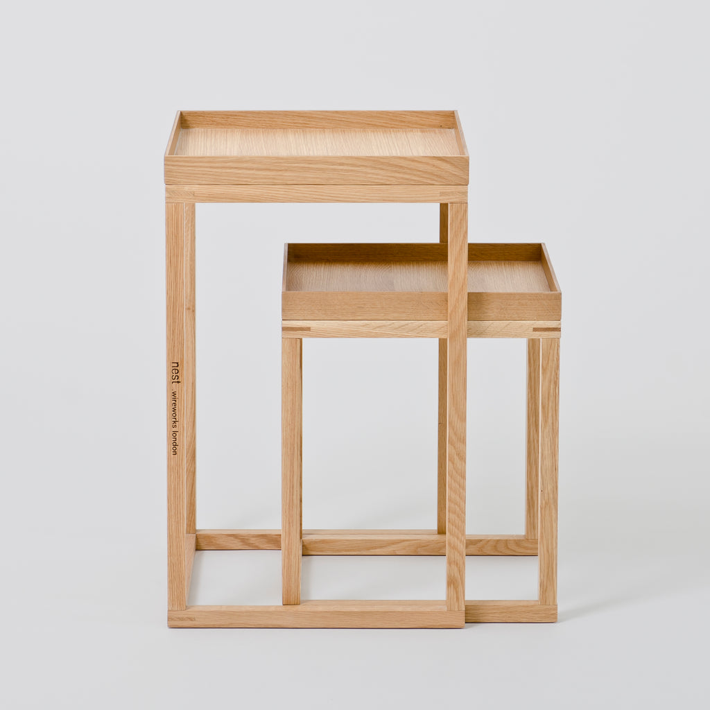 Nest of Tables des. Lincoln Rivers (made by Wireworks)