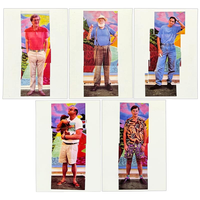 David Hockney New Electronic Snaps Postcard Collection (5 Cards)