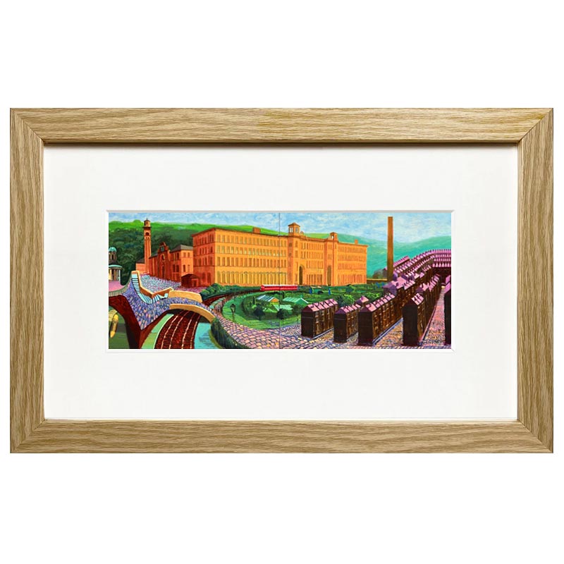 Salts Mill 1997 (Mini-Frame) by David Hockney