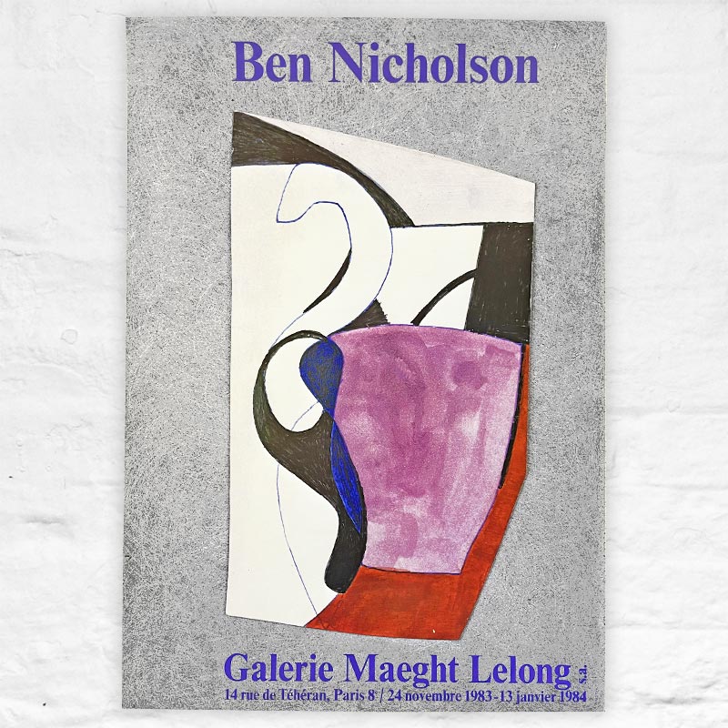 Galerie Maeght Lelong poster by Ben Nicholson