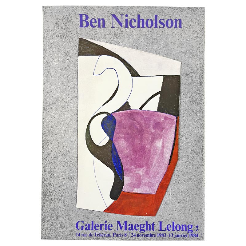 Galerie Maeght Lelong poster by Ben Nicholson