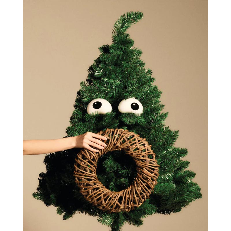 Nick Treebies - Set of 2 Hand-Painted Baubles - des. PlayLab for Alessi