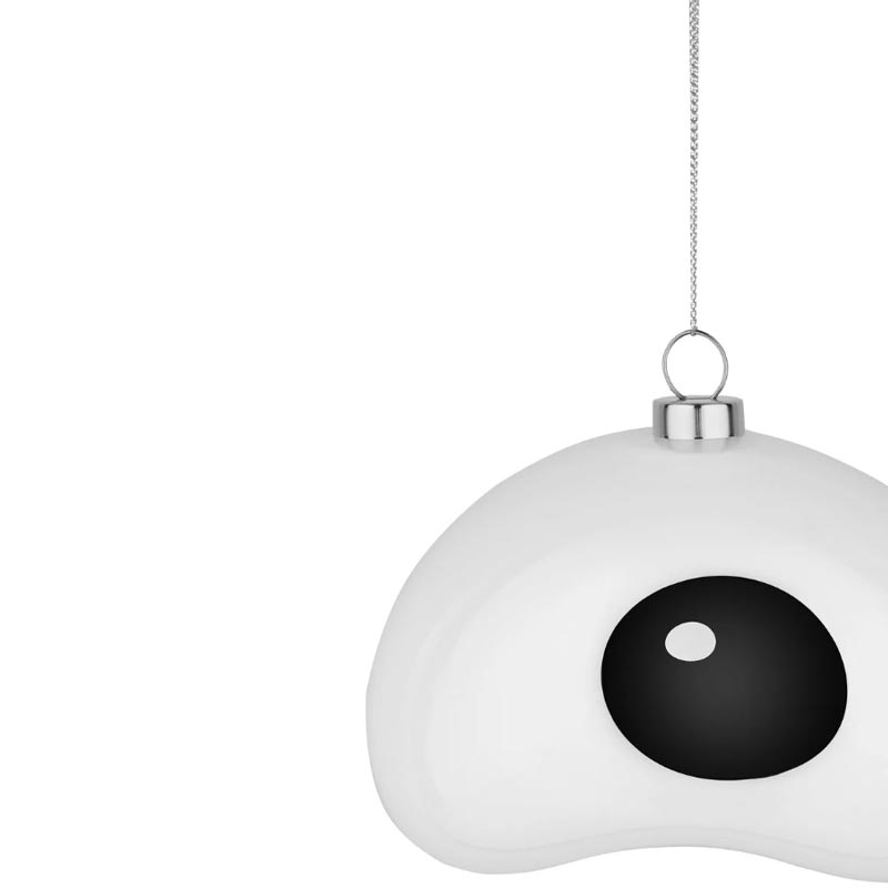 Nick Treebies - Set of 2 Hand-Painted Baubles - des. PlayLab for Alessi