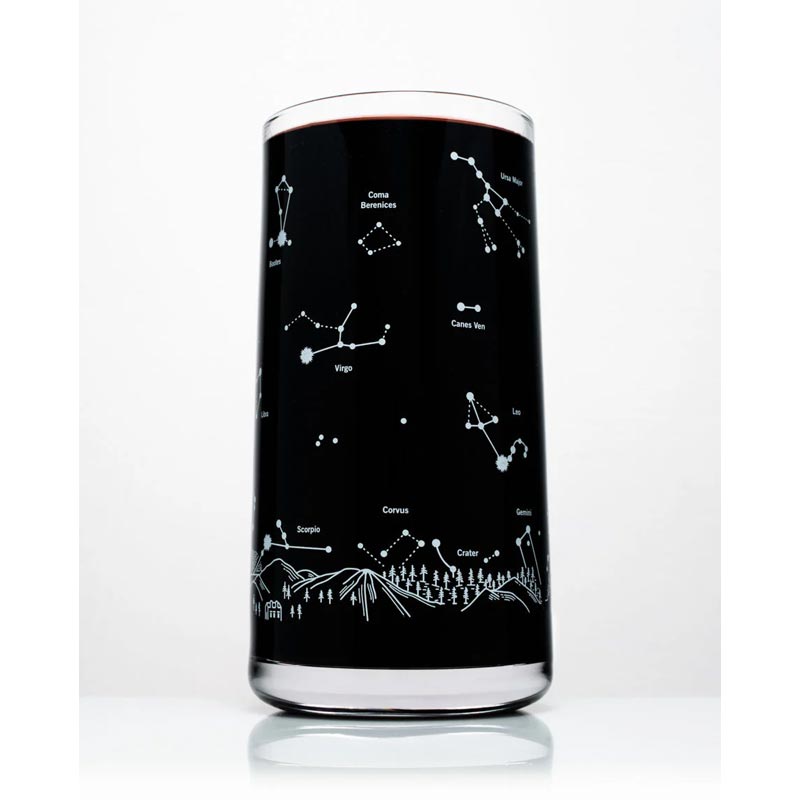 Night Sky Tumbler Drinking Glass by Cognitive Surplus