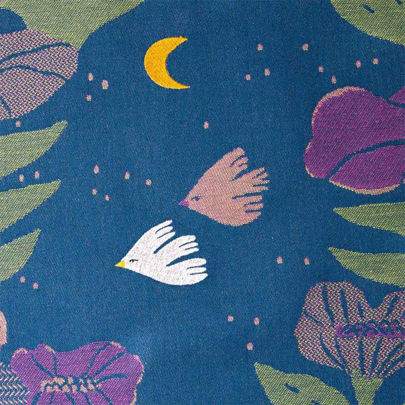 Nocturnal (nocturne) Tea Towel, by Tissage Moutet