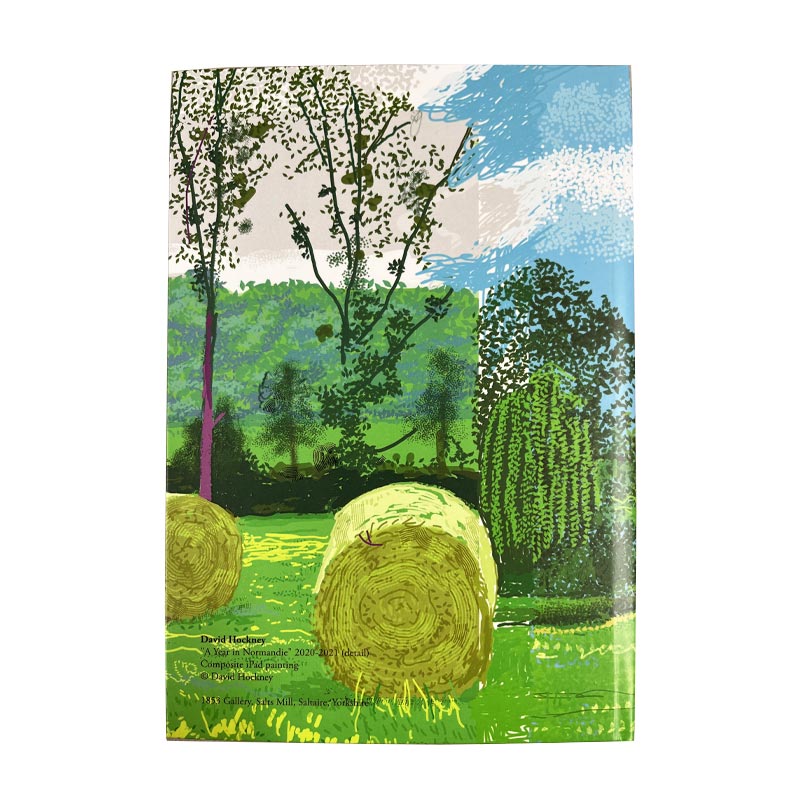 David Hockney: A Year in Normandie A5 hardback journal (House & Hay Bales)