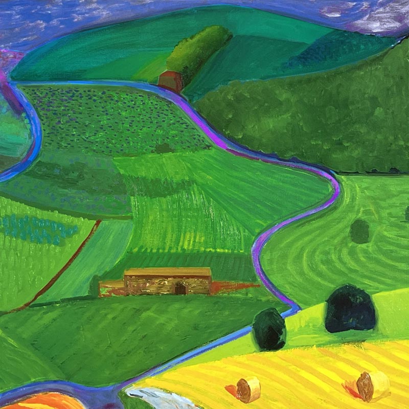 North Yorkshire Poster by David Hockney