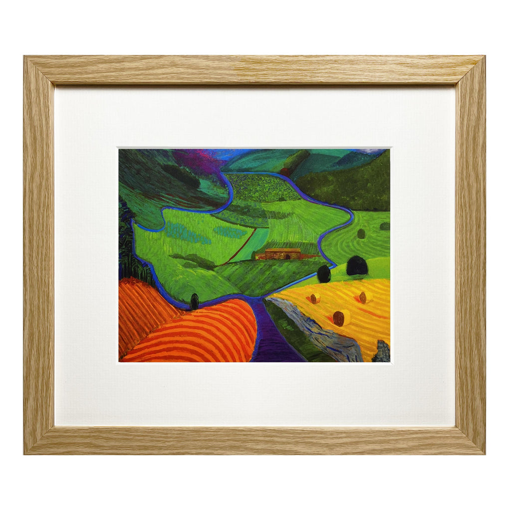 North Yorkshire (Mini Framed) by David Hockney