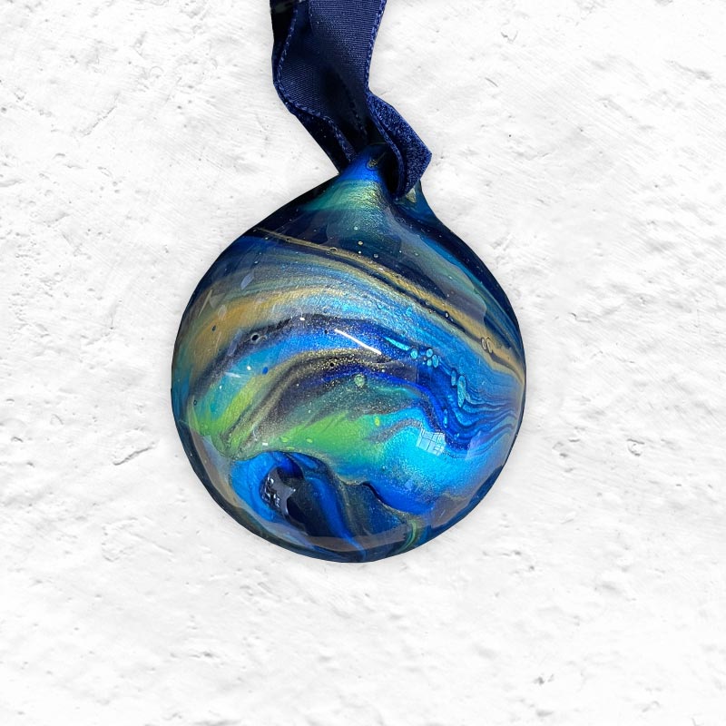 Northern Lights Bauble, by Ashleigh Weller