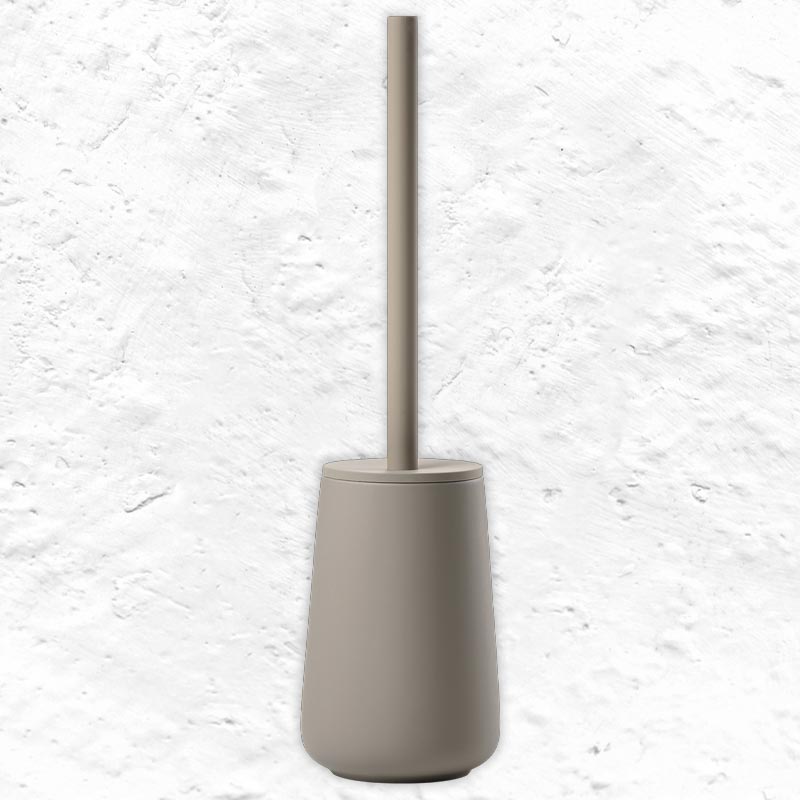 Nova One toilet brush - Taupe - des. Thomas Dudzinski for Zone Denmark