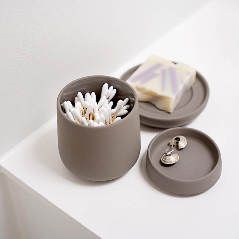 Nova One Soap Dish - Taupe - des. Thomas Dudzinski for Zone Denmark