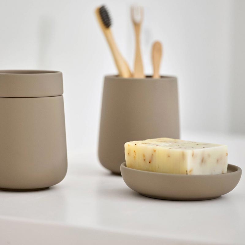 Nova One Soap Dish - Taupe - des. Thomas Dudzinski for Zone Denmark