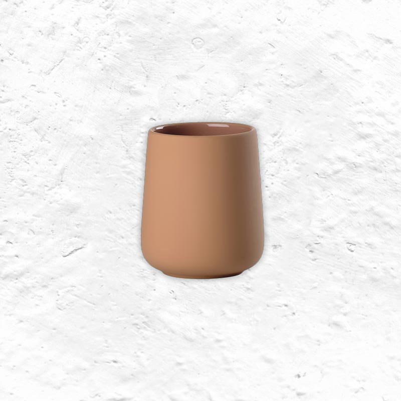 Nova One toothbrush mug - Mandarin - des. Thomas Dudzinski for Zone Denmark