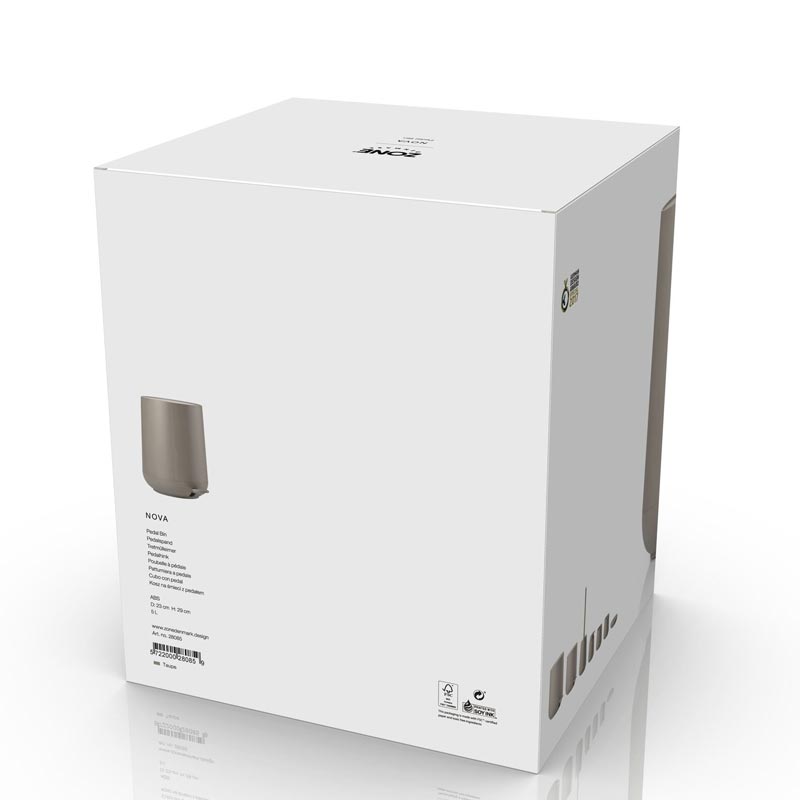 Nova - Taupe - Pedal Bin