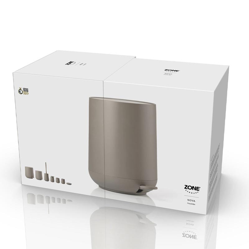 Nova - Taupe - Pedal Bin