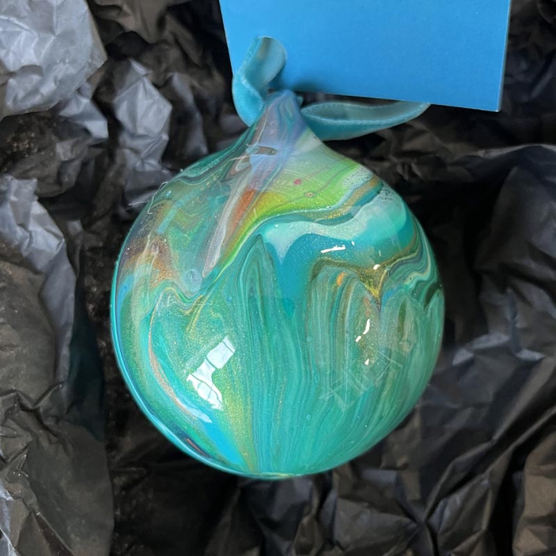 Ocean Wonder Bauble, by Ashleigh Weller