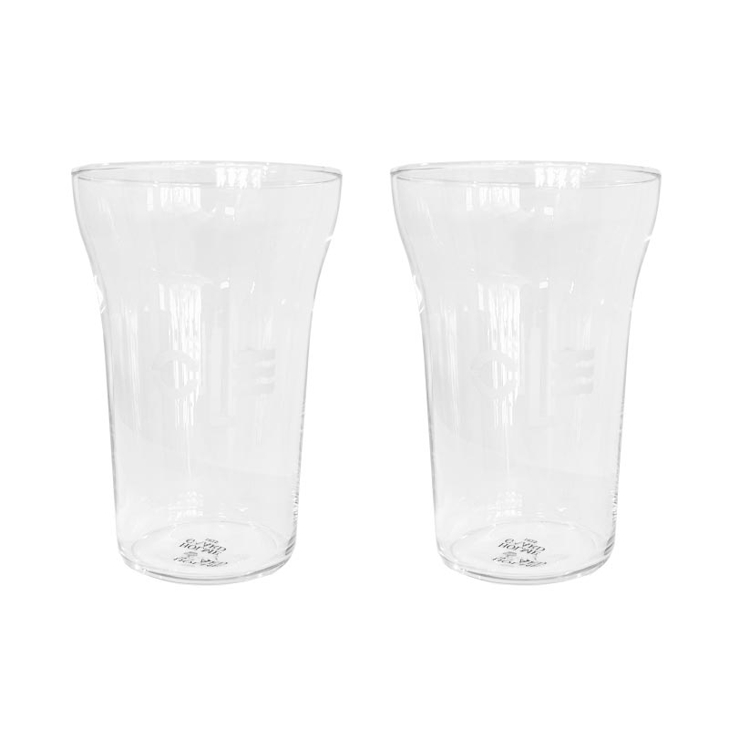 Ole drinking glasses - pair - des. Ole Jensen for Royal Copenhagen (made by Holmegaard)