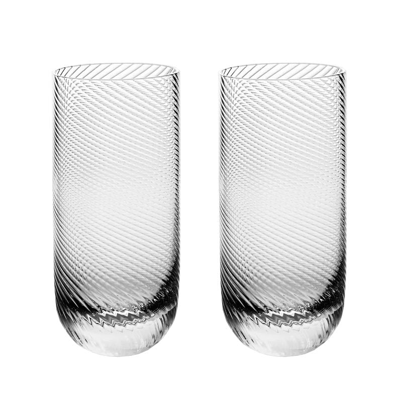 Optic Highball - Clear - Set of 2 - by Richard Brendon