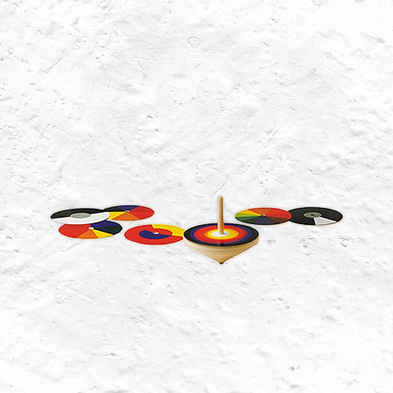 Bauhaus Optical Mixer of Colours des. Ludwig Hirschfeld-Mack for Naef Spiele