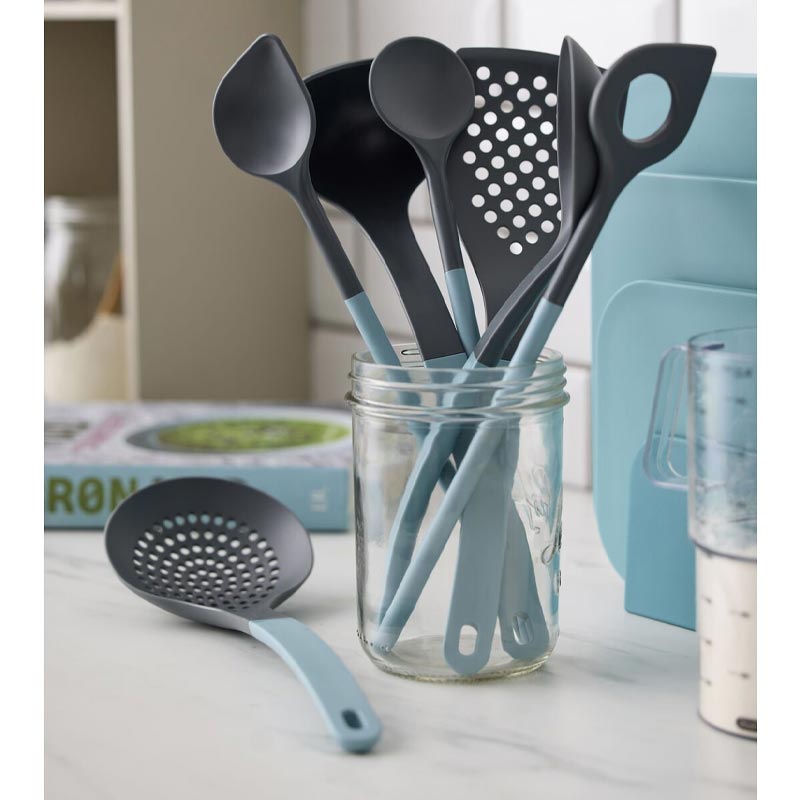 Optima serving spoon - Nordic Green - by Rosti