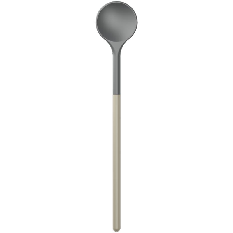 Optima stirring spoon with hole - Humus - by Rosti