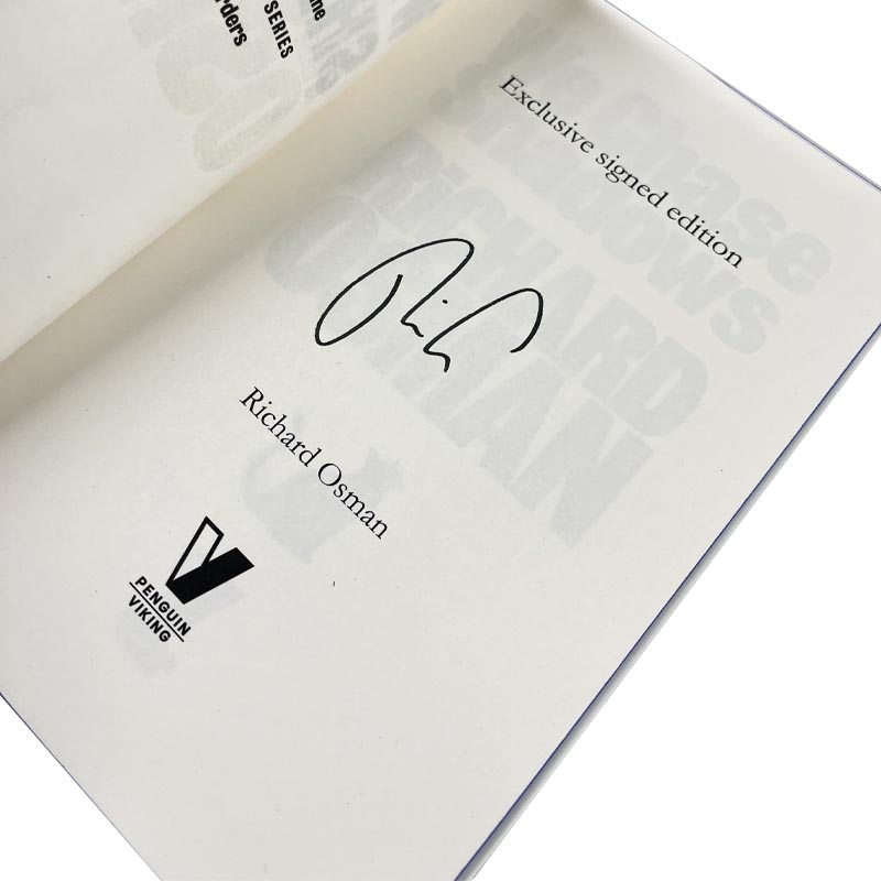 We Chase Shadows by Richard Osman - signed hardback