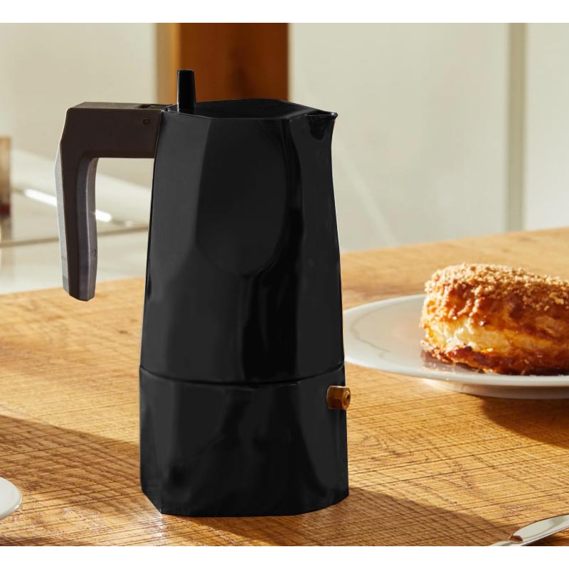 Ossidiana coffee maker - 3 cup - des. Mario Trimarchi, 2014 (made by Alessi)