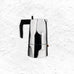 Ossidiana Espresso Coffee Maker in Aluminium - 3 cup  - des Mario Trimarchi for Alessi