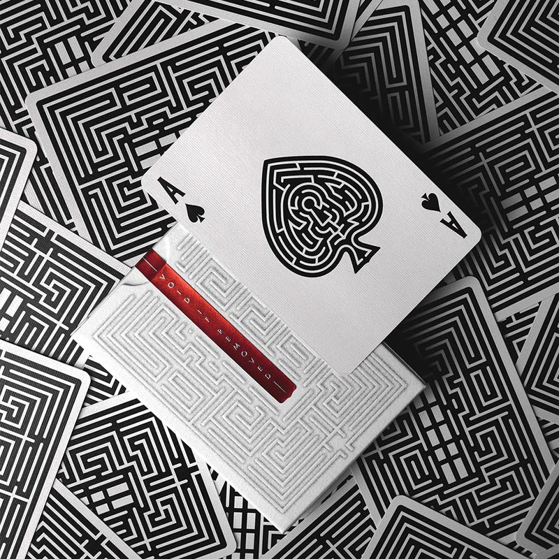 Overlook Maze Back - The Shining Playing Cards, by Art of Play
