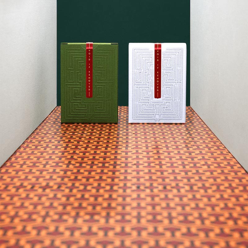 Overlook Maze Back - The Shining Playing Cards, by Art of Play