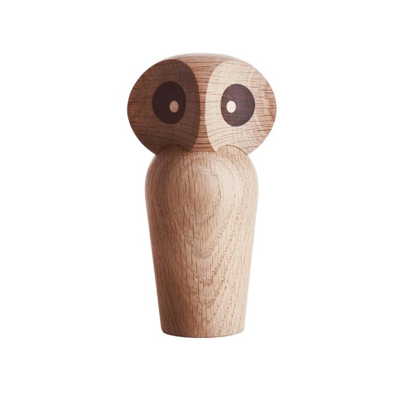 Owl by Paul Anker Hansen, 1960 - Natural Oak (Small)