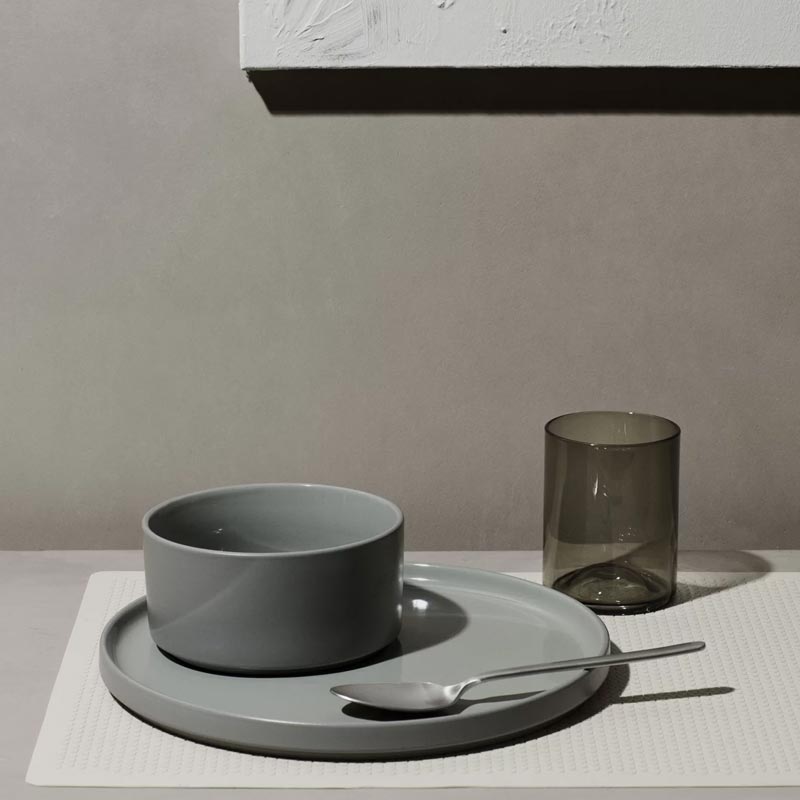 PILAR Bowl - 14cm / 620 ml - Mirage Gray - des. Nina Thöming for blomus