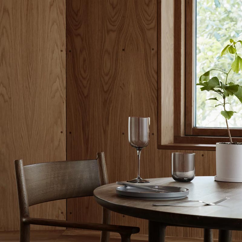 PILAR Dessert Plate - 20 cm - Mirage Gray - des. Nina Thöming for blomus