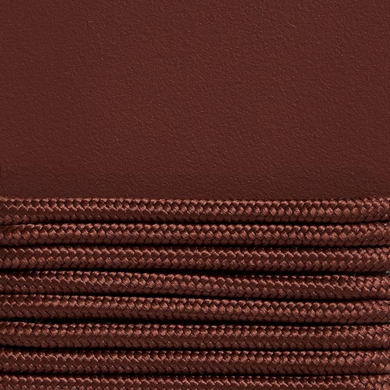 Palissade Cord Dining Bench with Armrest - Iron Red, Suitable for Outdoors - by HAY