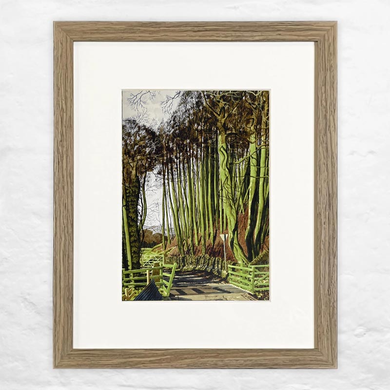 Longstone Peak by Simon Palmer - small framed print