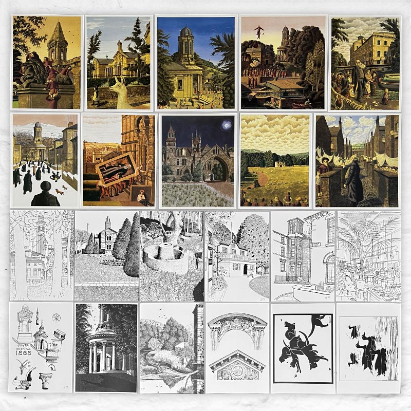 Simon Palmer Postcard Collection (22 cards)