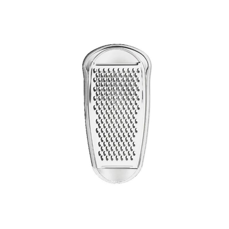 Parmenide grater with cheese cellar des. Alejandro Ruiz for Alessi (clear)