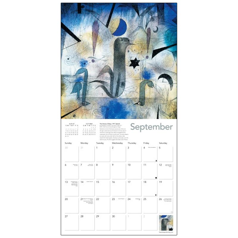 Paul Klee 2026 Wall Calendar