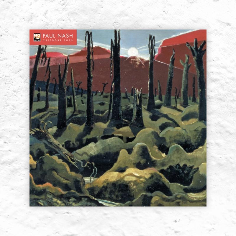 Paul Nash 2026 Wall Calendar