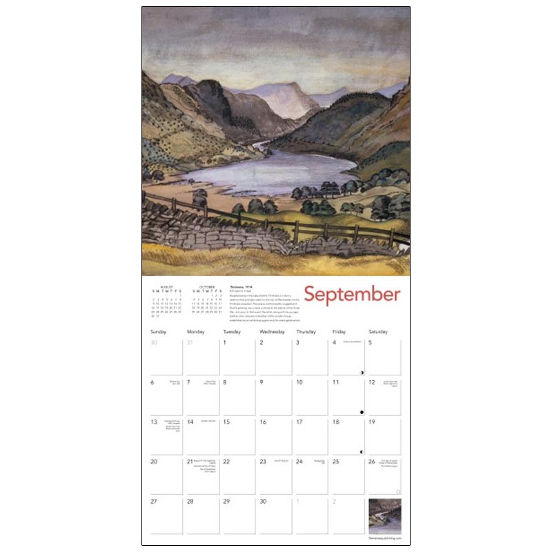 Paul Nash 2026 Wall Calendar