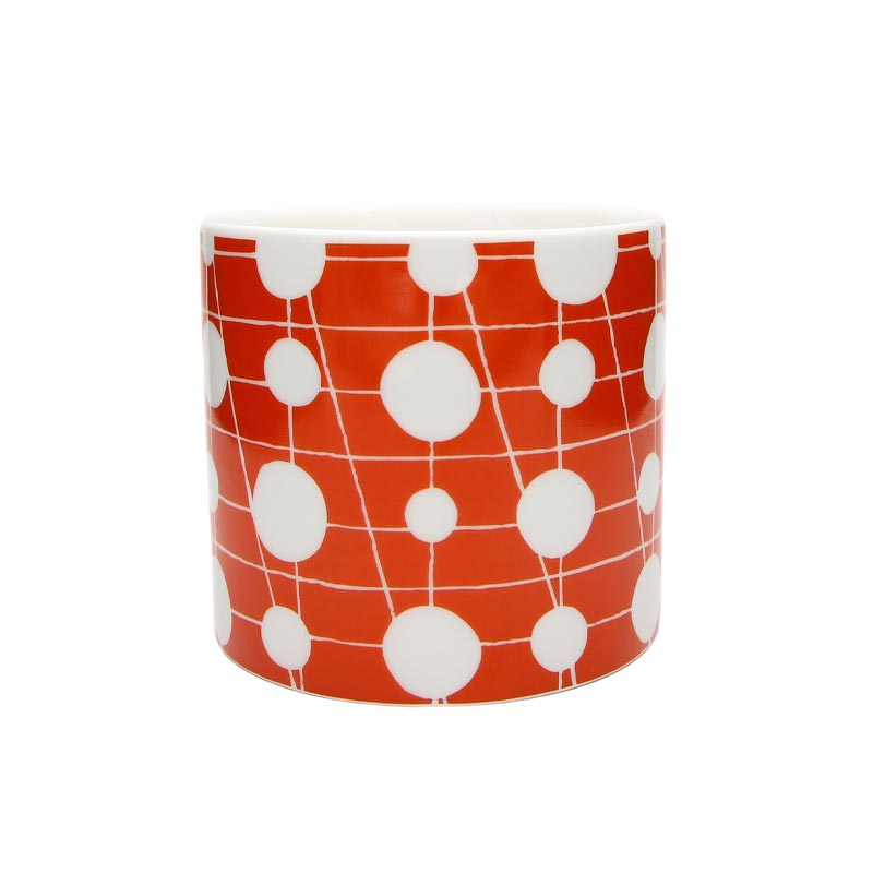 Chilli Red Pavilion Mug des. Mini Moderns and Keith Brymer Jones