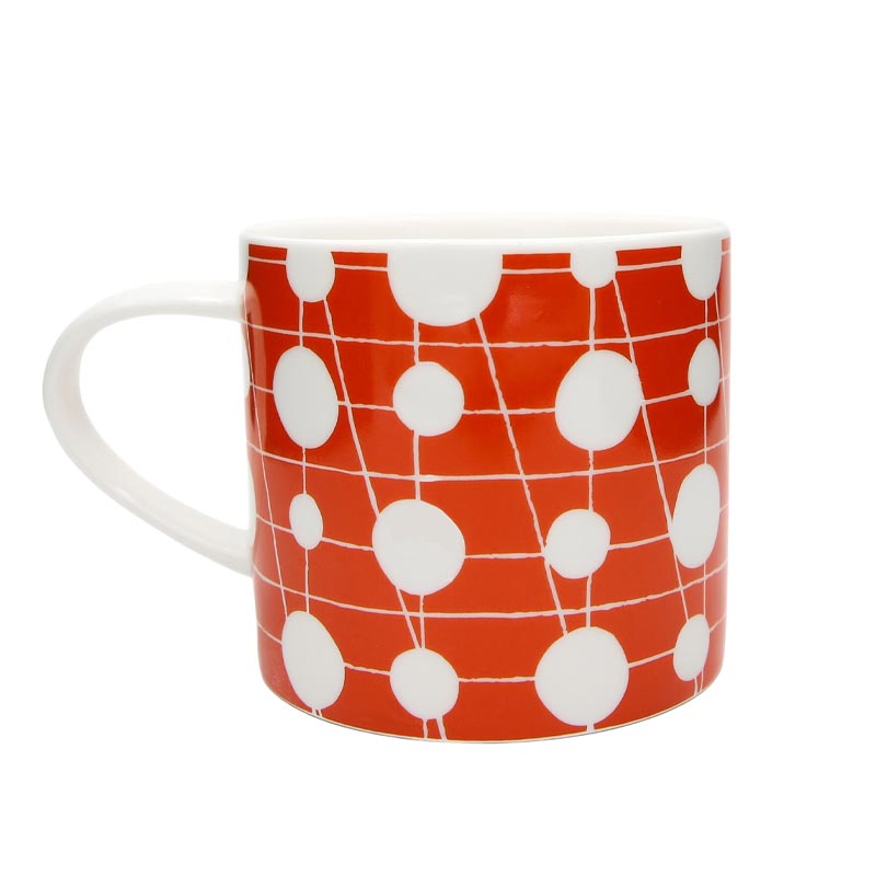 Chilli Red Pavilion Mug des. Mini Moderns and Keith Brymer Jones